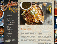 Tablet Screenshot of jakestexmex.com